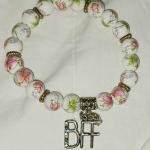 Floral Beaded BFF Bracelet
